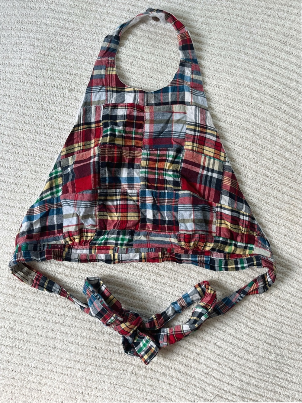 Urban Outfitters Plaid Halter Top in Red, Blue, Green, Yellow